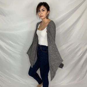 Navy and White Cardigan